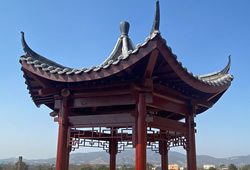 一套古建六角防腐木凉亭盖小青瓦需要多少钱?